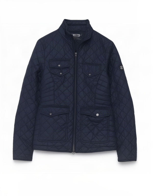 Giacca trapuntata da donna Barbour UK 10 Small Blu Navy