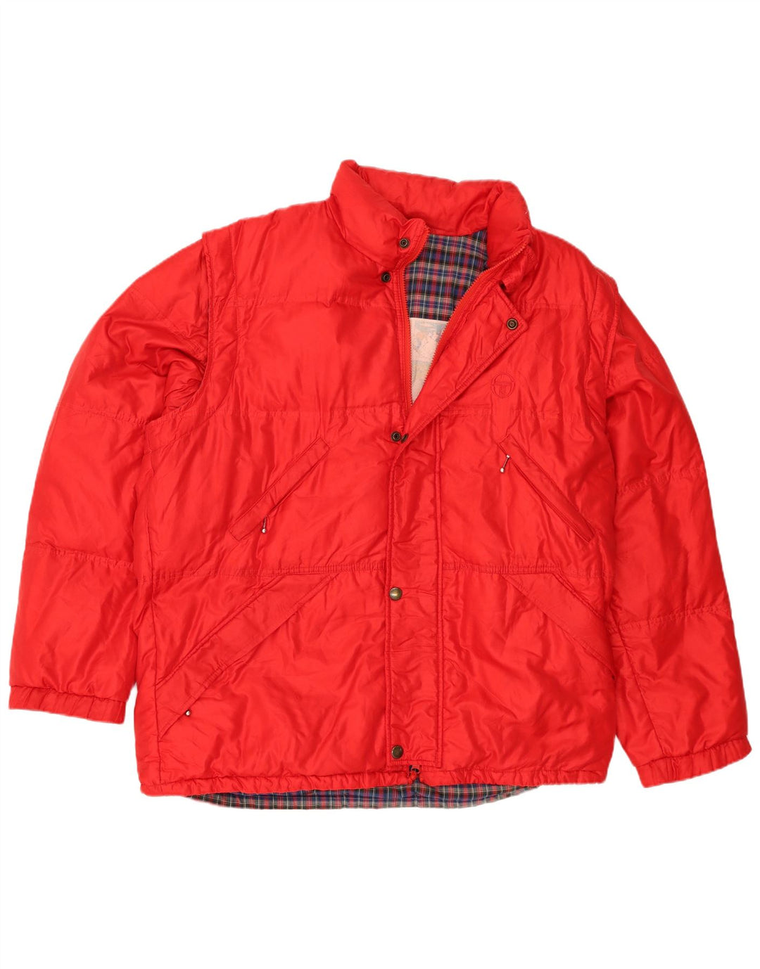Giubbotto Imbottito Uomo Sergio Tacchini IT 54 2XL Rosso Poliammide
