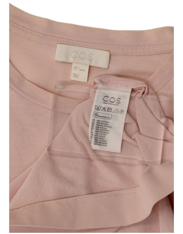 T-shirt da uomo Cos Top piccola in cotone rosa