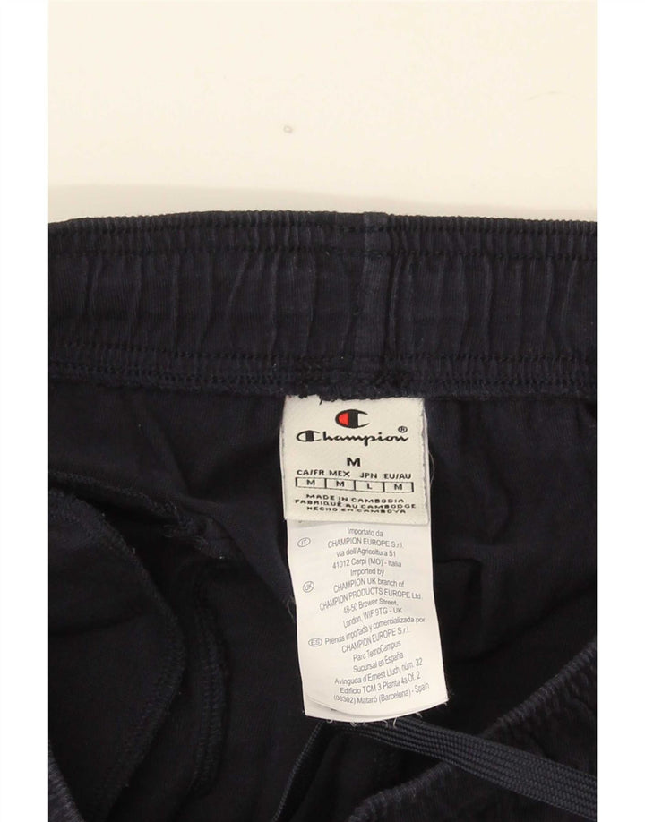 Pantaloni da tuta da uomo Champion in cotone medio blu navy