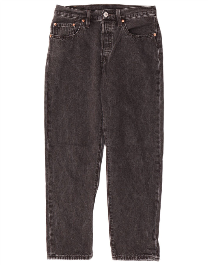 Jeans dritti Levi's 501 da donna W27 L26 cotone nero