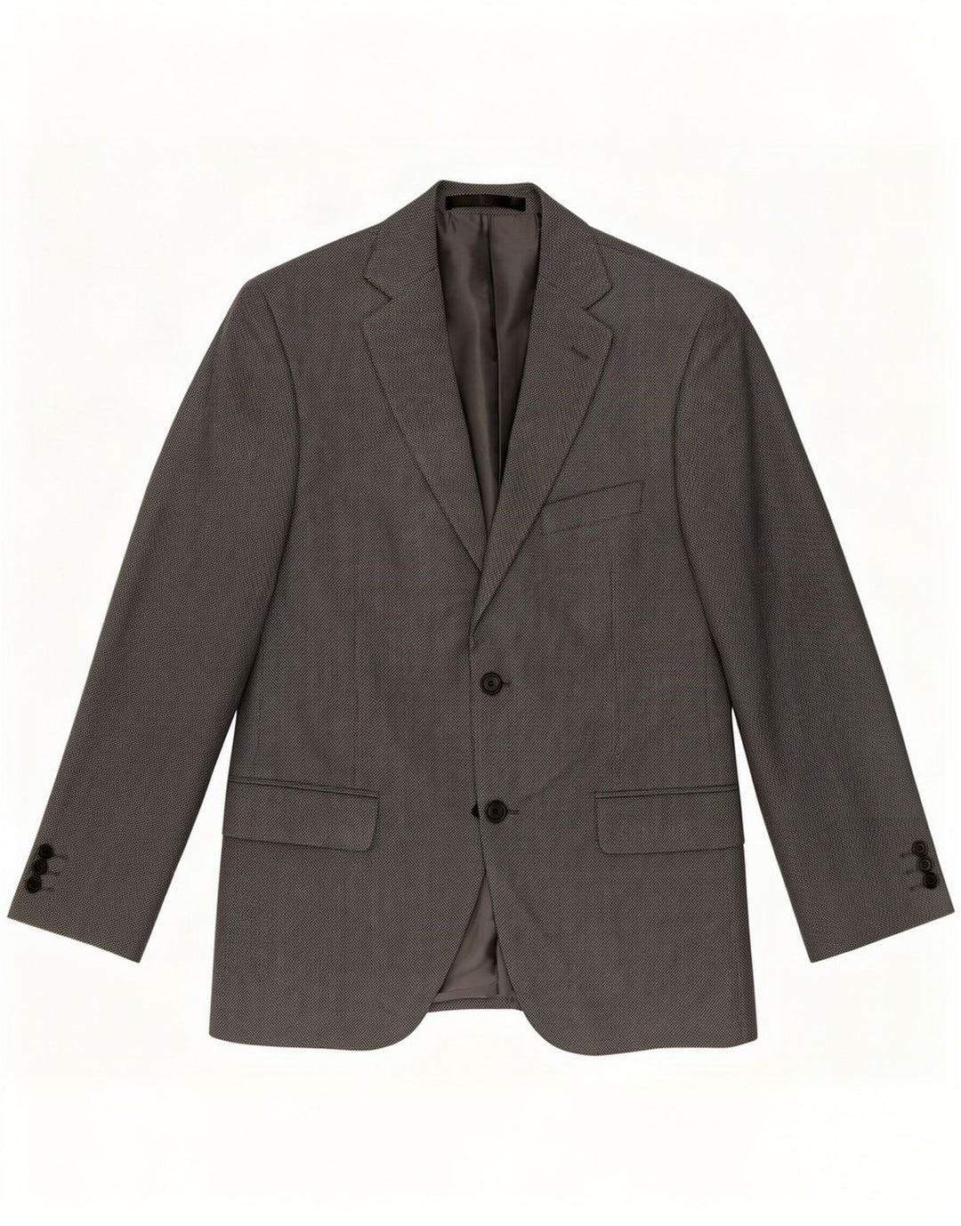 Giacca blazer a 2 bottoni da uomo Marks & Spencer UK 40 Poliestere grigio medio