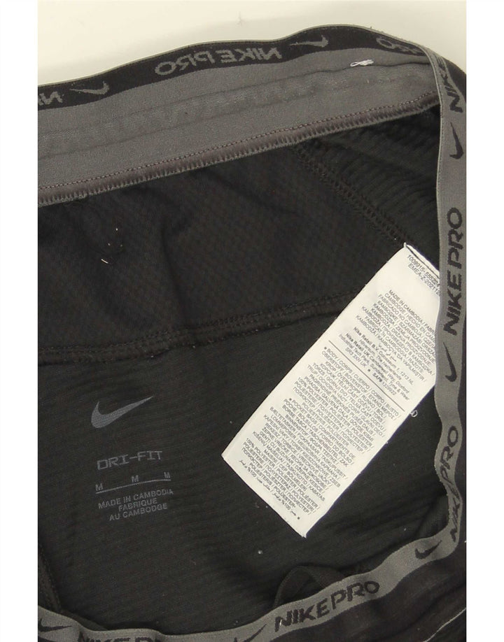 Pantaloni da tuta grafica Nike Dri Fit da uomo, poliestere nero medio