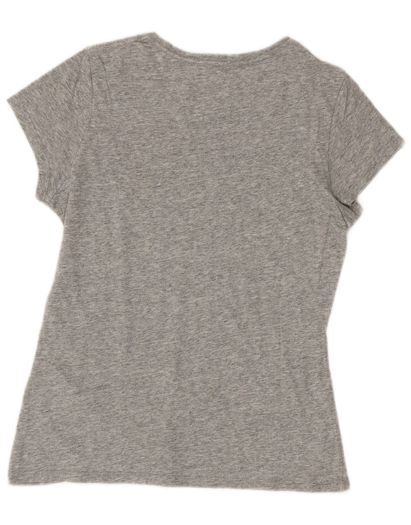 T-shirt grafica da donna Levi's Top UK 12 Cotone screziato grigio medio