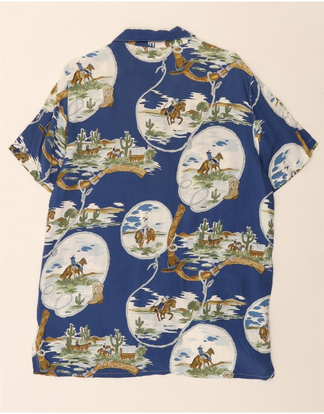 Abito chemisier da donna con motivo astratto LES COPAINS IT 44 Blu medio