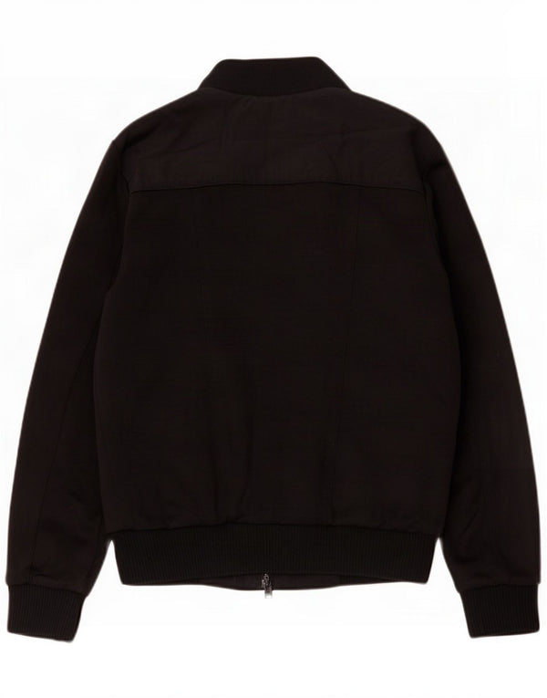 Zara Giubbotto bomber da uomo UK 40 Large Nero Poliestere