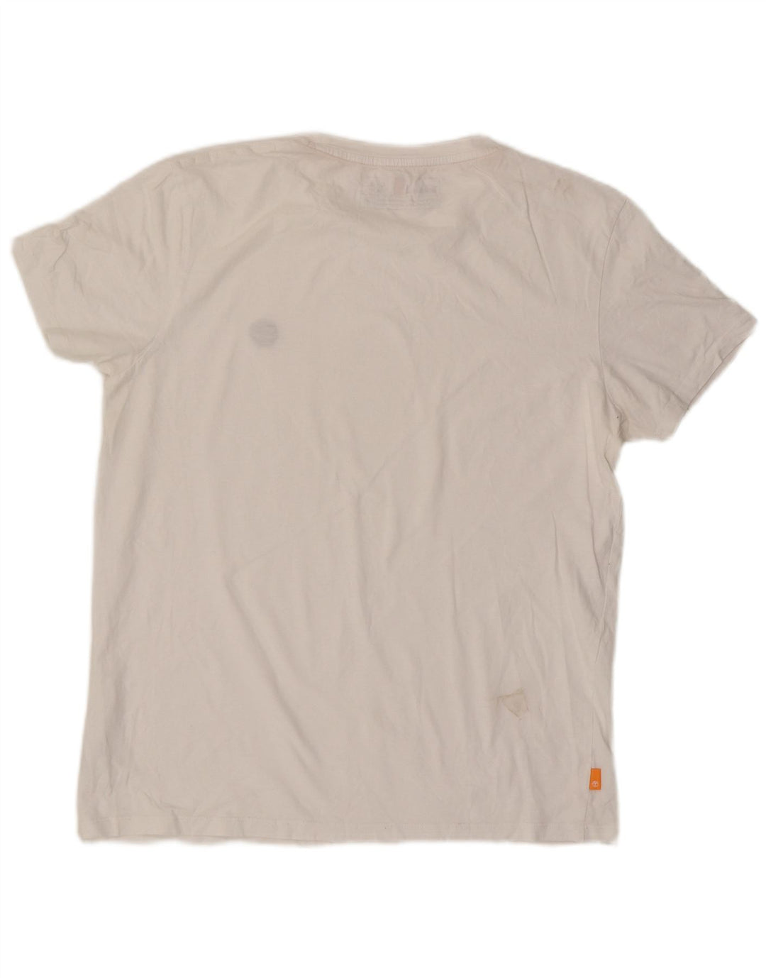 T-shirt da uomo slim fit Timberland Top grande in cotone bianco