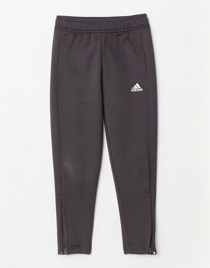 Pantaloni della tuta Adidas Aeroready da ragazzo 5-6 anni in poliestere nero