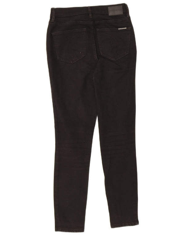Jeans skinny da donna Calvin Klein W26 L26 cotone nero