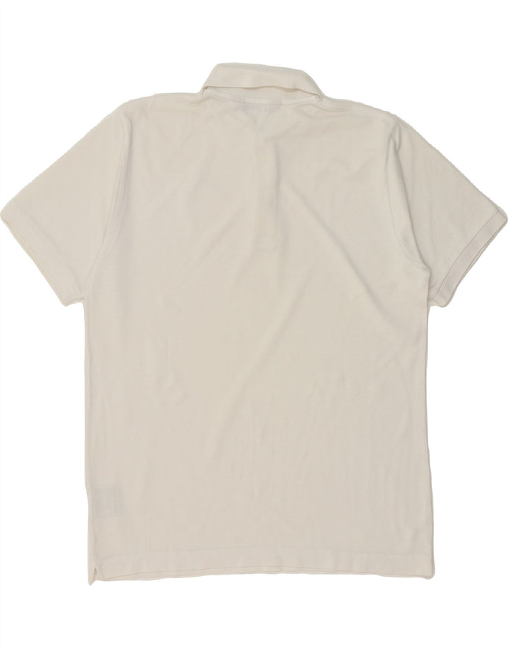 KAPPA Mens Polo Shirt Medium White Cotton Vintage Kappa and Second-Hand Kappa from Messina Hembry 