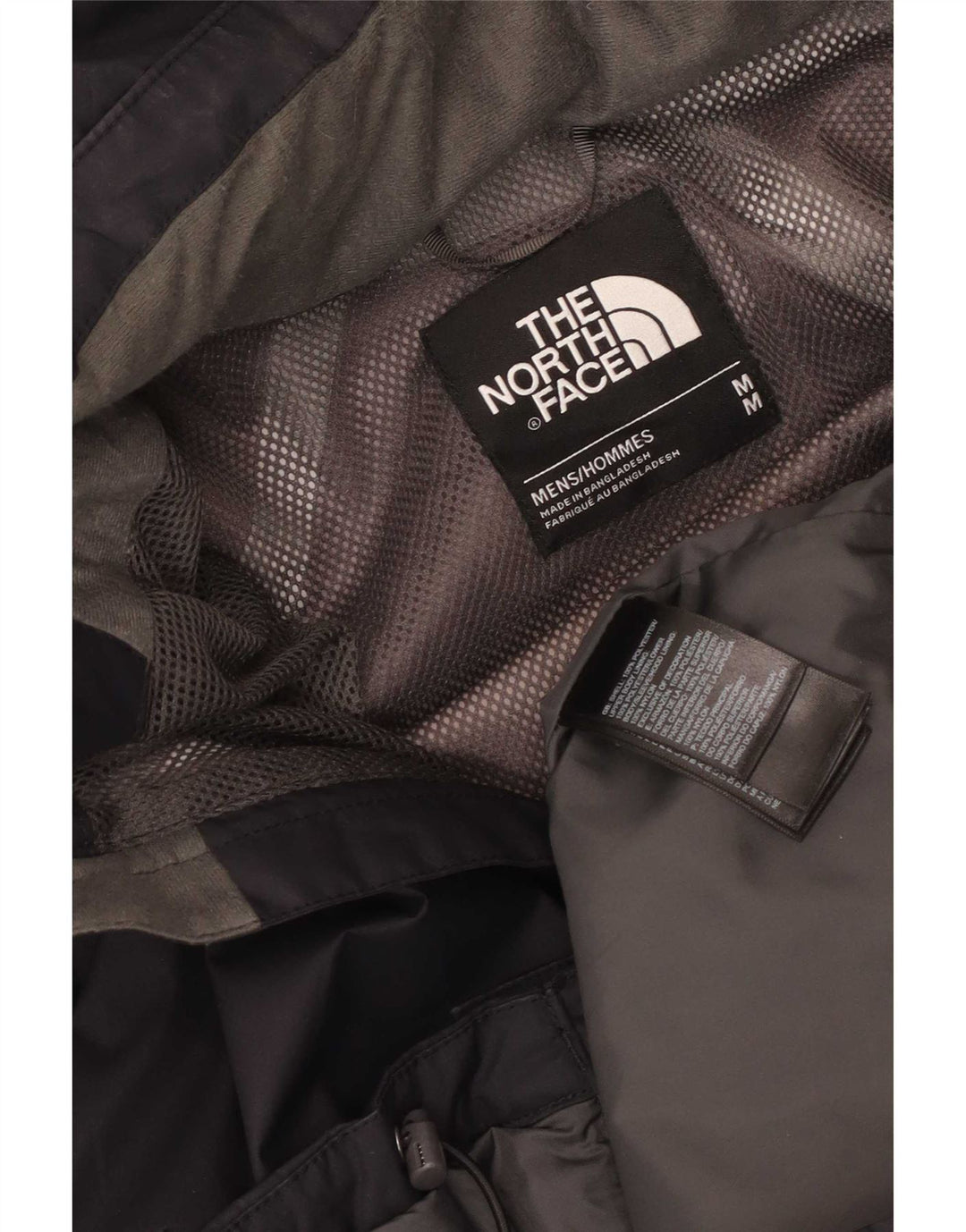 Giacca antipioggia da uomo con cappuccio The North Face UK 38 poliestere nero medio
