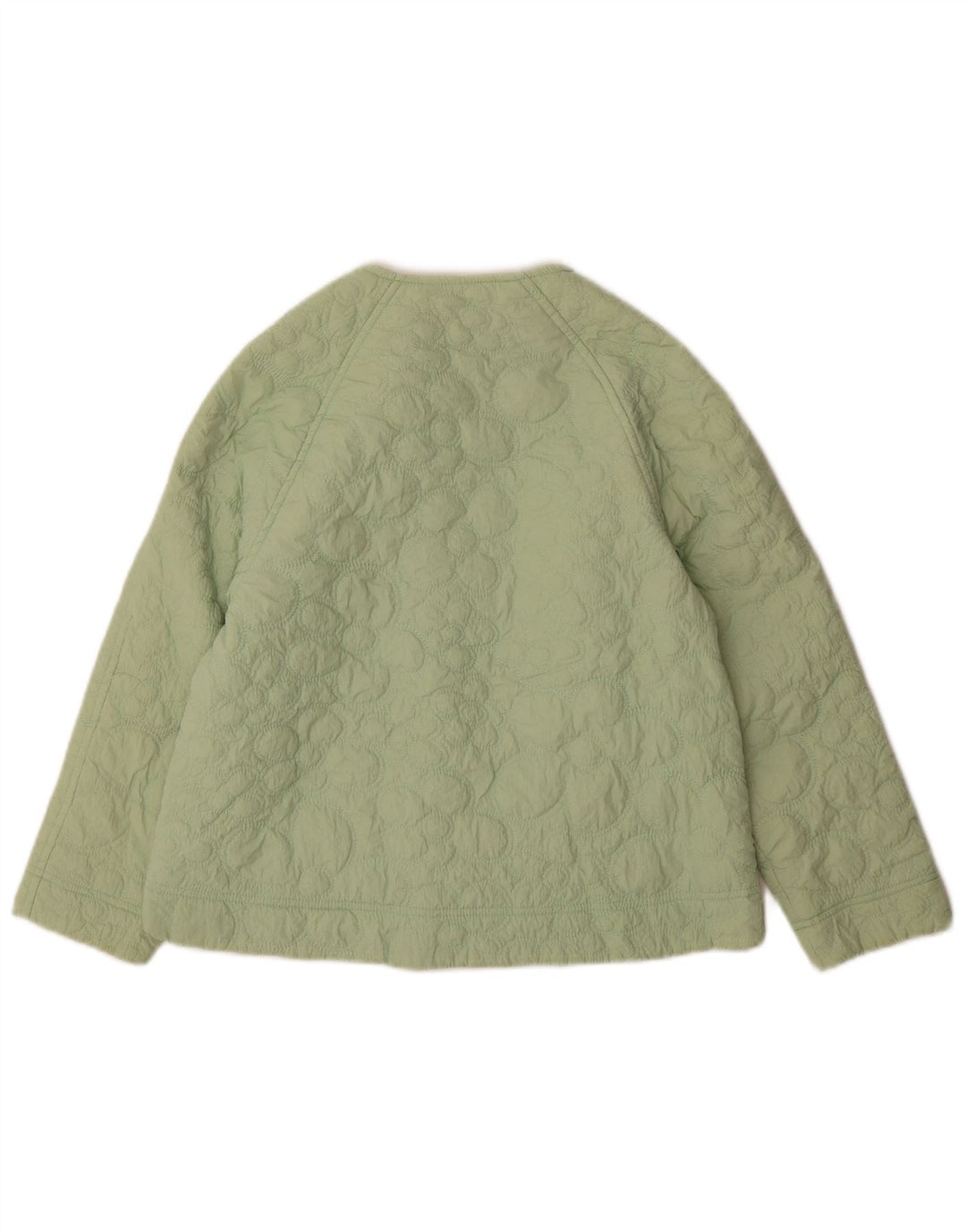 Giacca trapuntata da donna Zara UK 4 XS nylon verde
