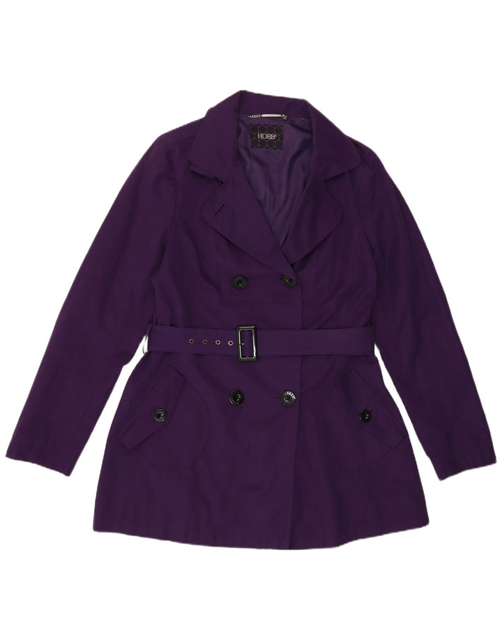 Trench da donna Hobbs UK 12 poliestere viola medio