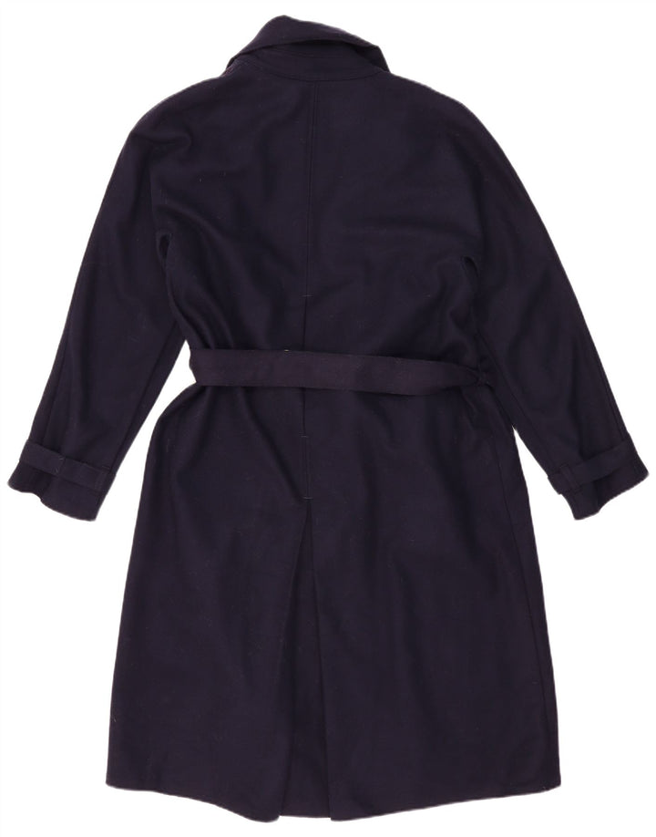 Soprabito da donna VINTAGE UK 16 grande blu navy