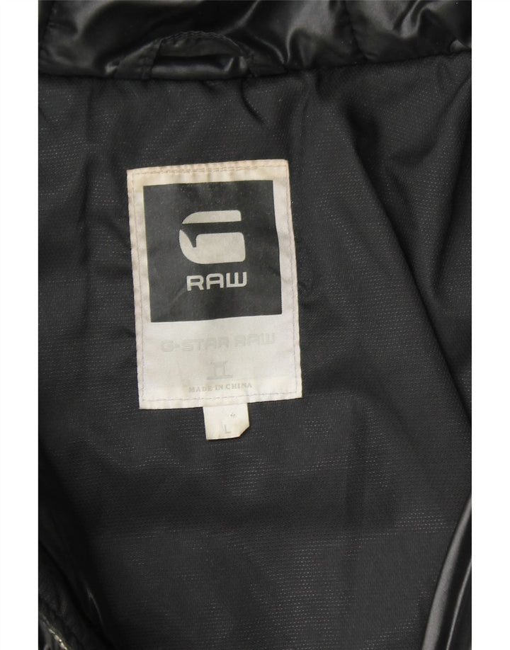 Giacca imbottita con cappuccio da donna G-STAR UK 16 Large Nero Poliammide