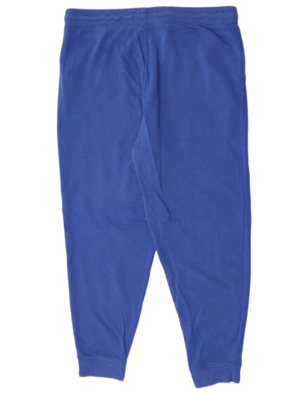Marks & Spencer Womens Tracksuit Trousers Joggers UK 18 XL Blue Cotton