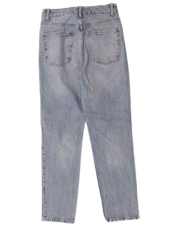 Jeans affusolati a vita alta da donna Zara EU 36 XS W26 L28 cotone blu