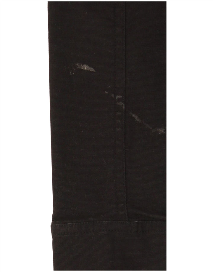 Pantaloni cargo da donna Modana UK 10 piccoli in cotone nero