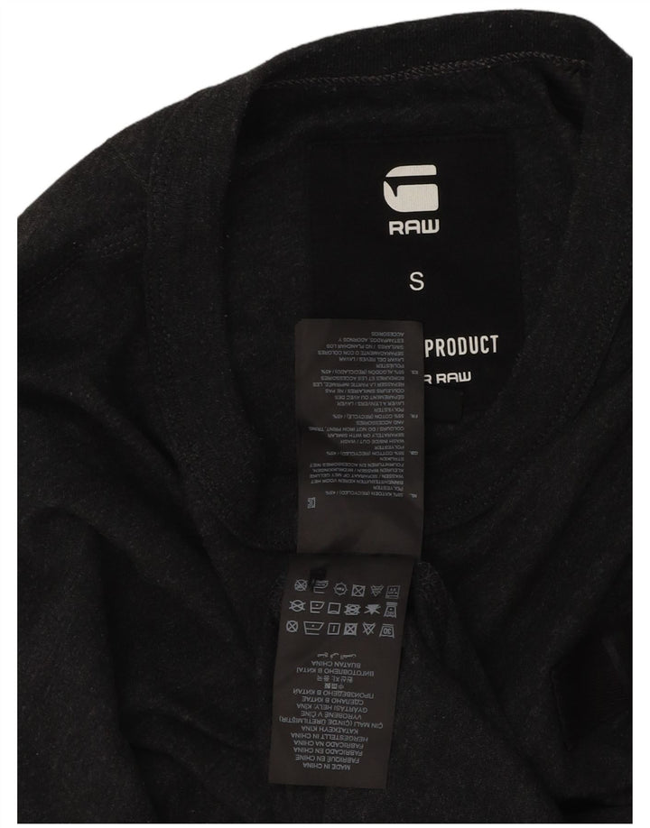 Top da uomo G-Star a maniche lunghe piccolo in cotone grigio