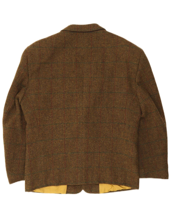 Giacca blazer 2 in 1 da uomo Daniel Hechter UK 40 grande pied de poule verde