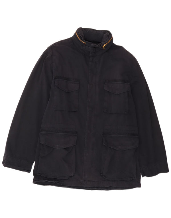 Giacca multiuso con cappuccio da uomo Carrera UK 42 XL Cotone blu navy