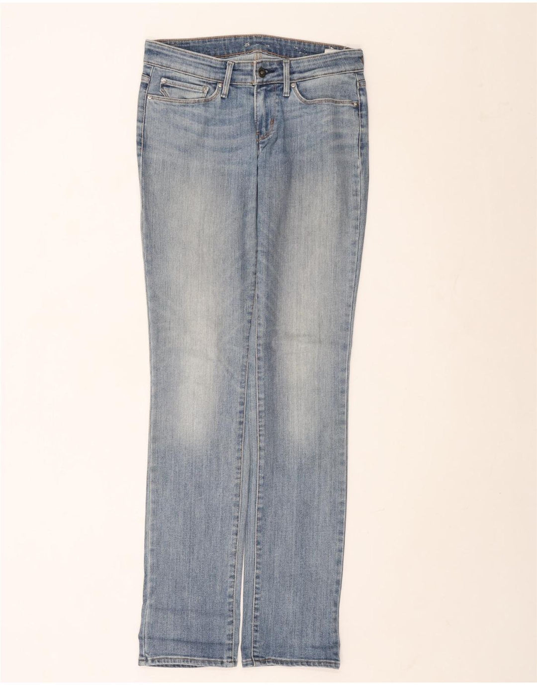 Jeans dritti da donna Levi's W28 L34 cotone blu