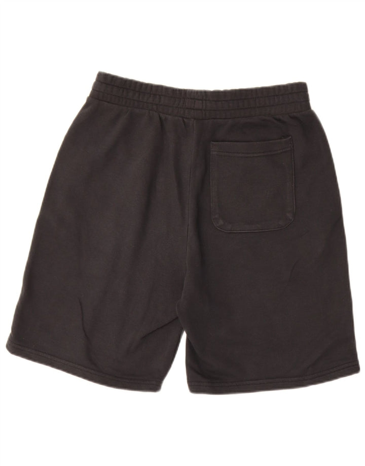 Pantaloncini sportivi da uomo Converse UK 10 piccoli in cotone nero