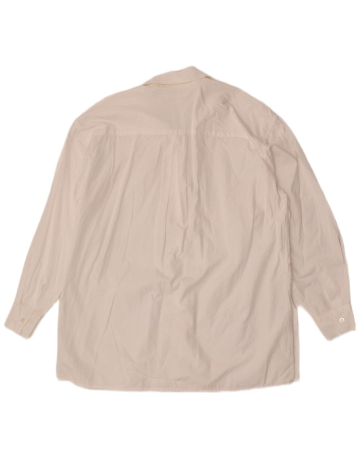 Camicia oversize da donna Banana Republic UK 14 Cotone bianco medio