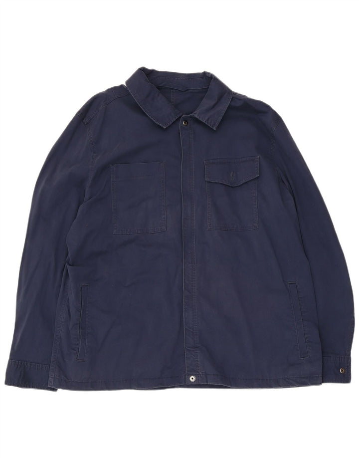 Giacca multiuso da uomo Marks & Spencer UK 46 3XL Cotone blu navy