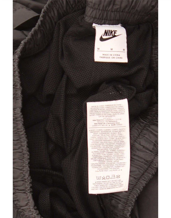 Pantaloni da tuta con grafica Nike da uomo, pantaloni da jogging, poliestere nero medio