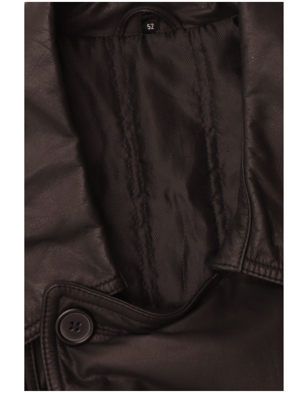 Trench in pelle da uomo WESTBURY IT 52 XL Pelle nera