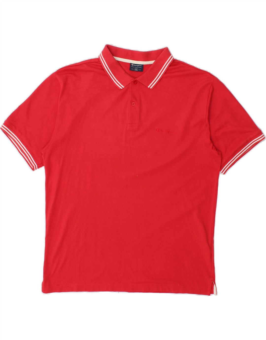 CHAMPION Mens Polo Shirt XL Red Cotton Vintage Champion and Second-Hand Champion from Messina Hembry 