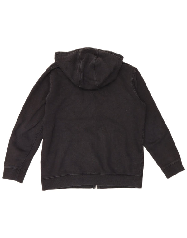 Felpa con cappuccio e zip grafica da donna Vans UK 18 XL in cotone nero