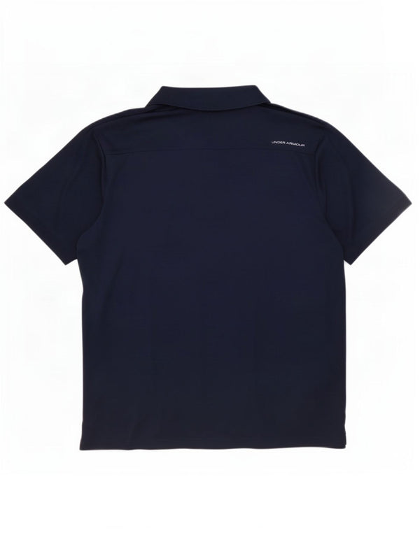Polo da uomo Under Armour Heat Gear vestibilità ampia 2XL poliestere blu navy
