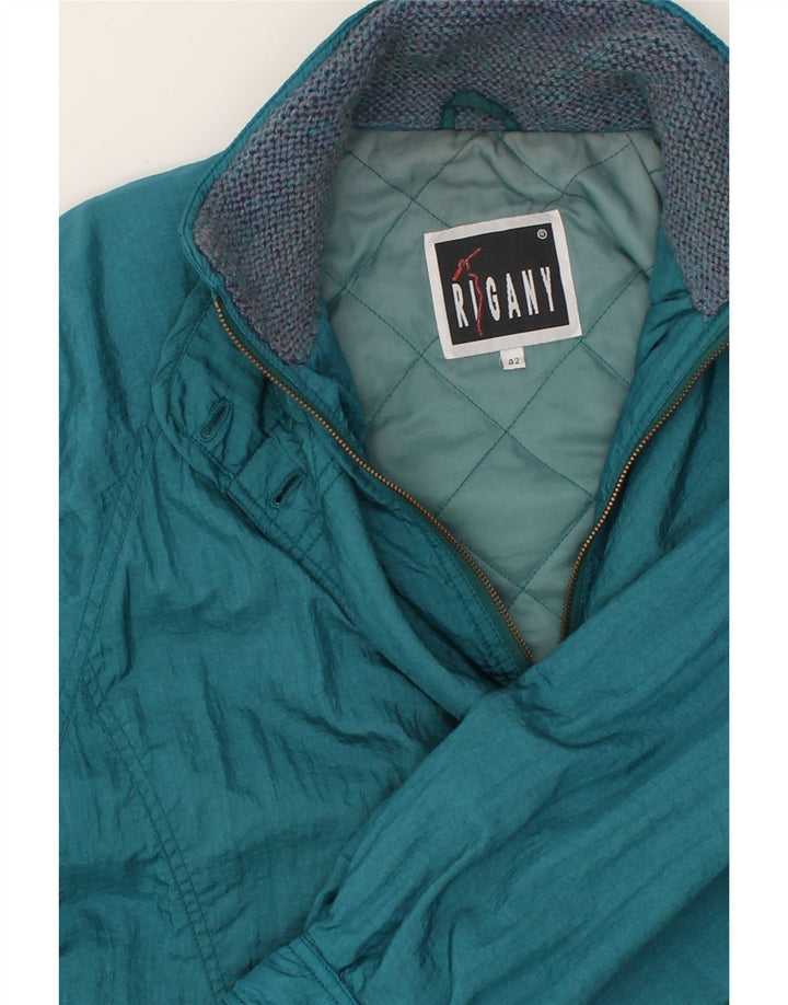 RIGANY Womens Windbreaker Jacket EU 42 Large Blue Vintage Rigany and Second-Hand Rigany from Messina Hembry 