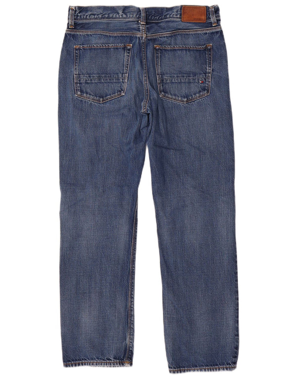 Tommy Hilfiger Uomo Mercer Regular Fit Jeans dritti W32 L30 Cotone Blu