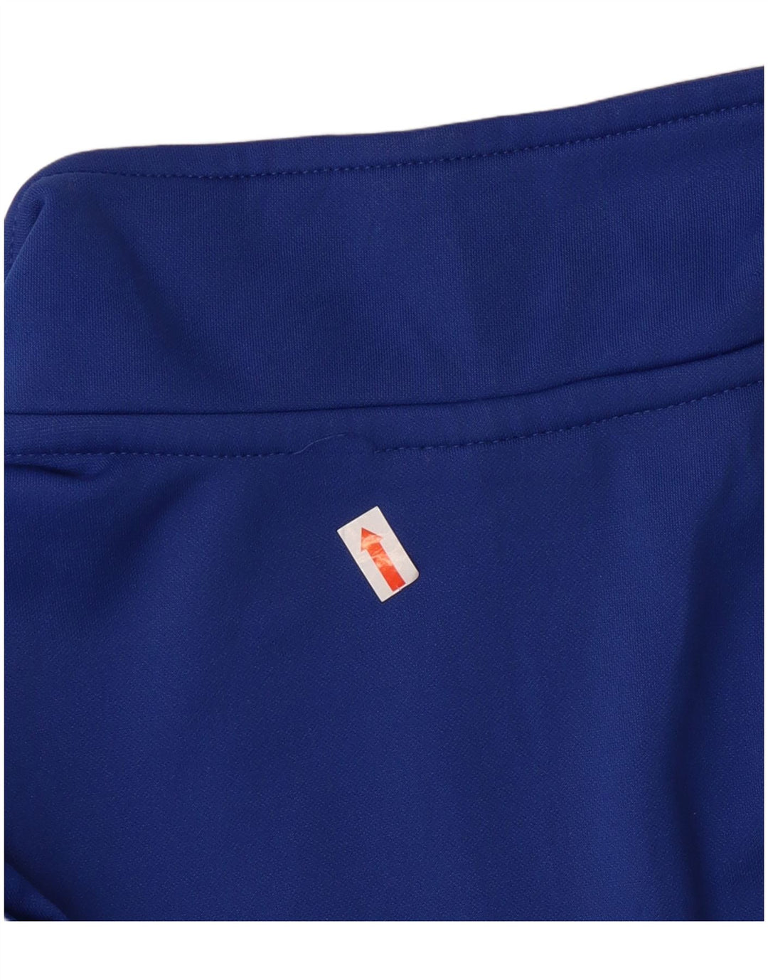 Felpa da uomo con collo con zip Lotto, maglione grande blu