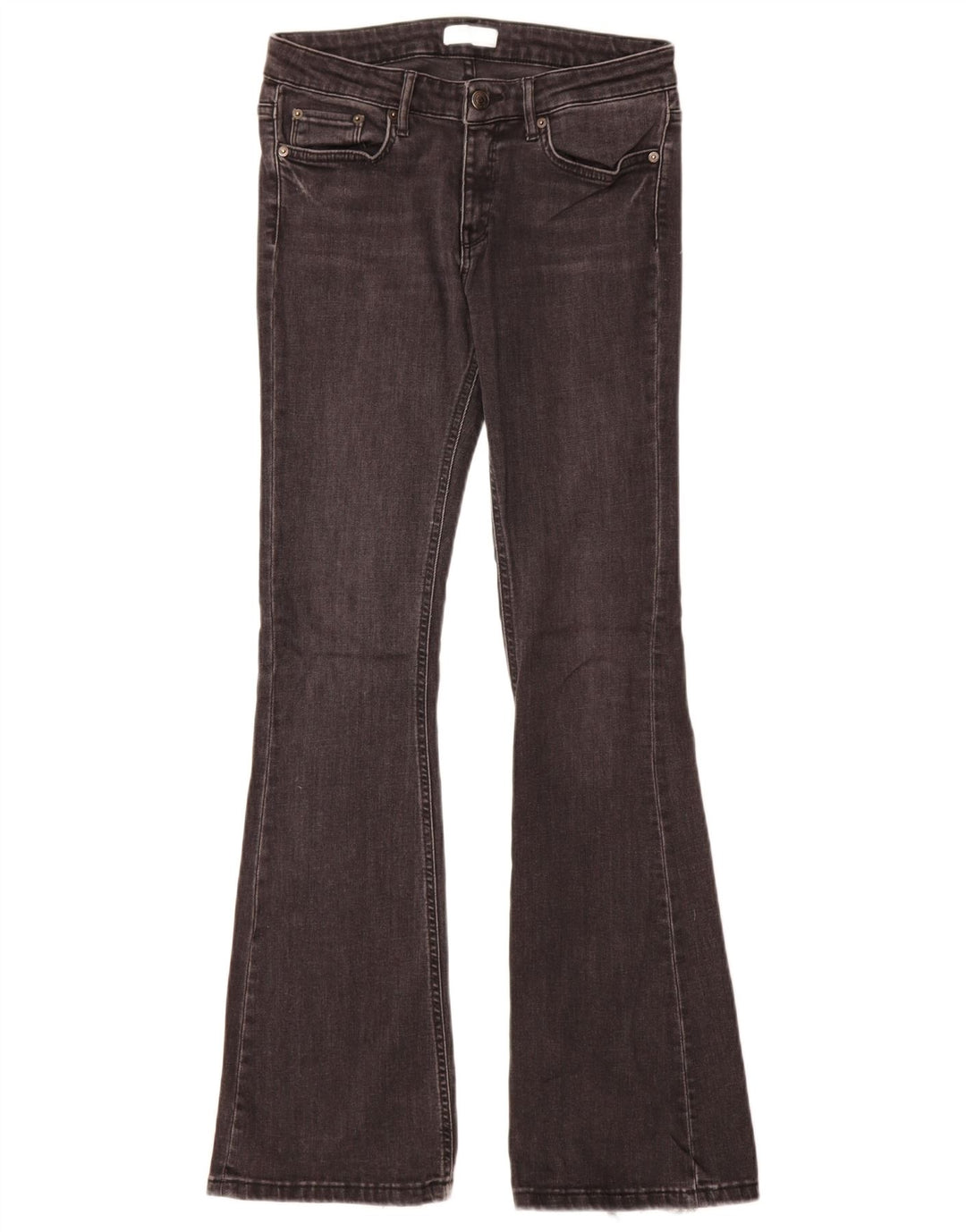 Jeans svasati da donna Zara EU 38 Small W28 L32 Grigio