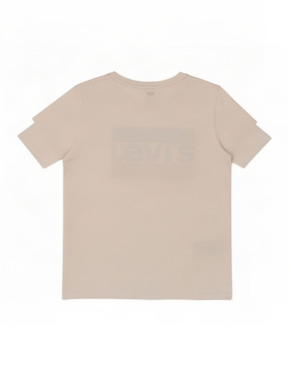 T-shirt grafica da donna Levi's Top UK 6 XS cotone bianco