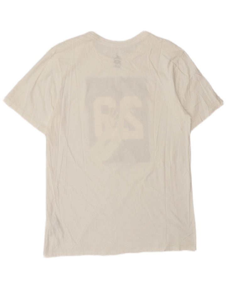 T-shirt grafica da uomo Jordan Top in cotone bianco medio