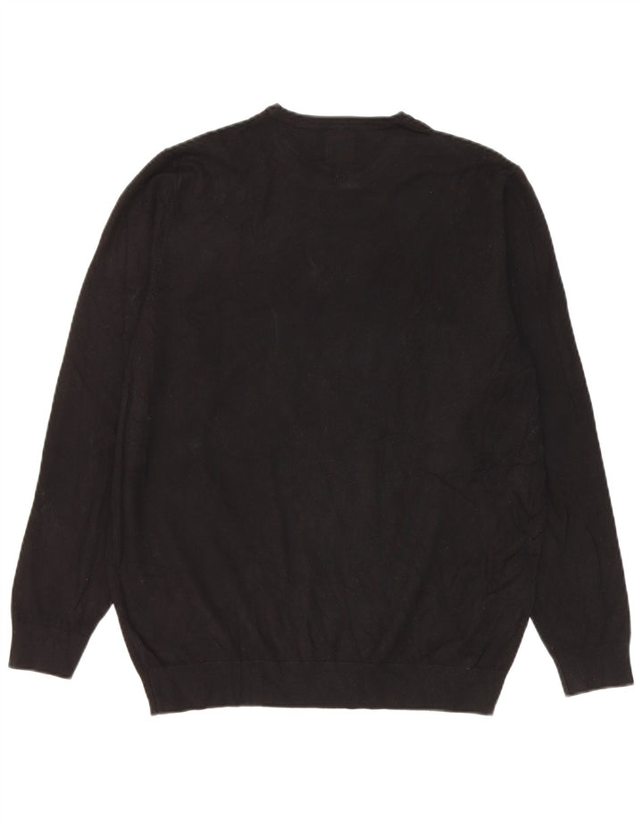 Maglione maglione girocollo da uomo Zara nero medio