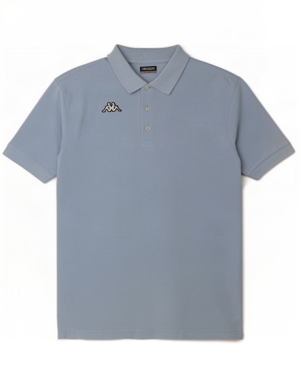 Kappa Mens Polo Shirt XL Blue Cotton
