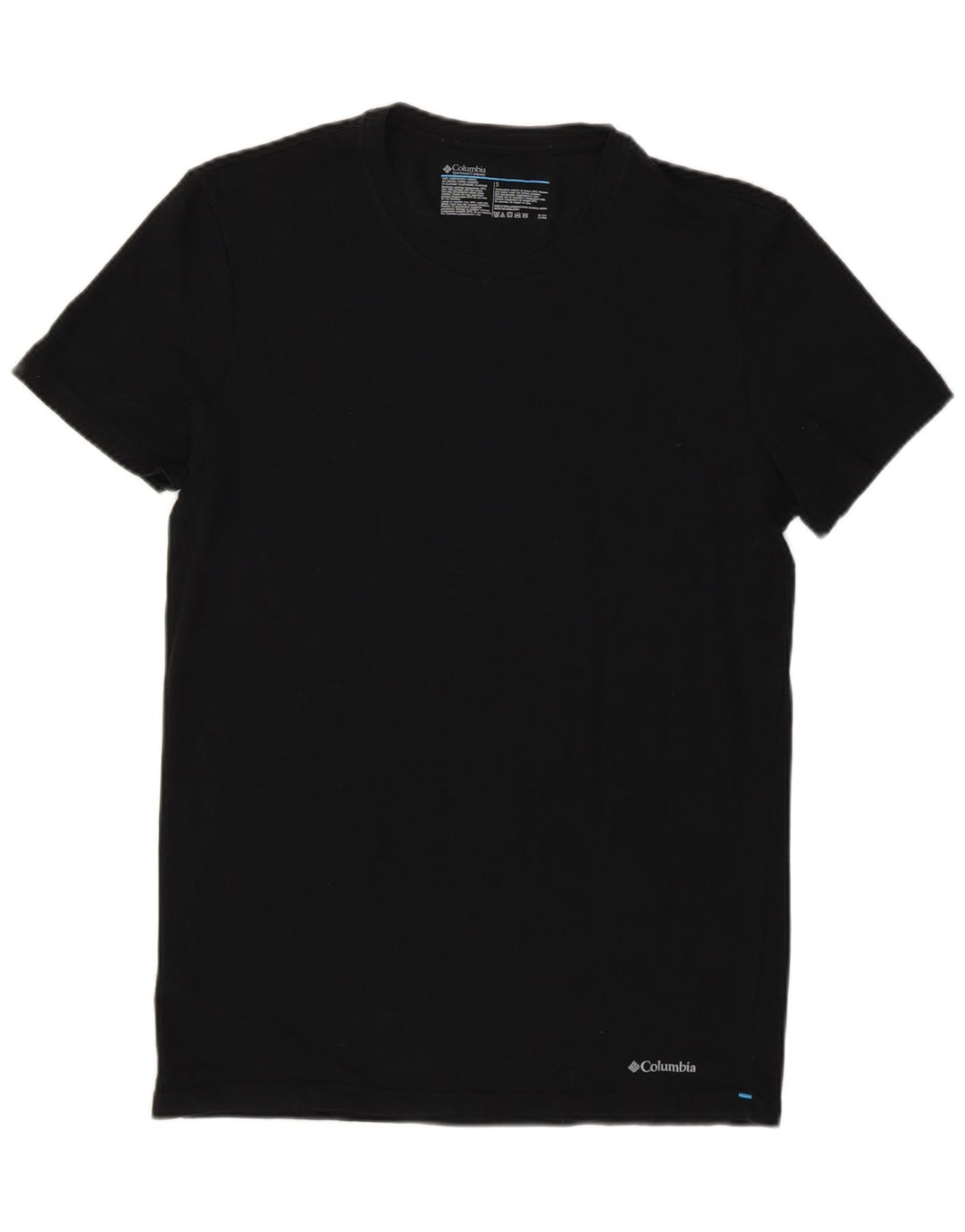 T-shirt da uomo Columbia Top Small in cotone nero