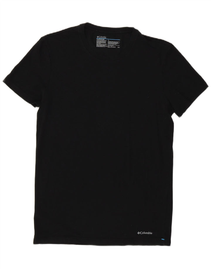 T-shirt da uomo Columbia Top Small in cotone nero
