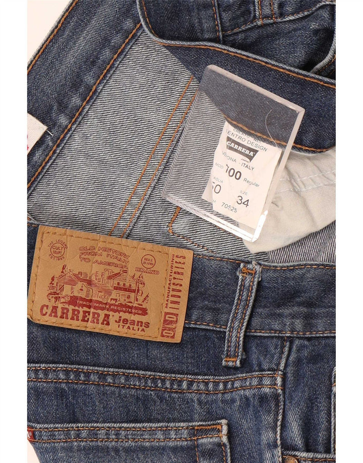 Jeans dritti da uomo Carrera 700 vestibilità regolare W34 L33 cotone blu