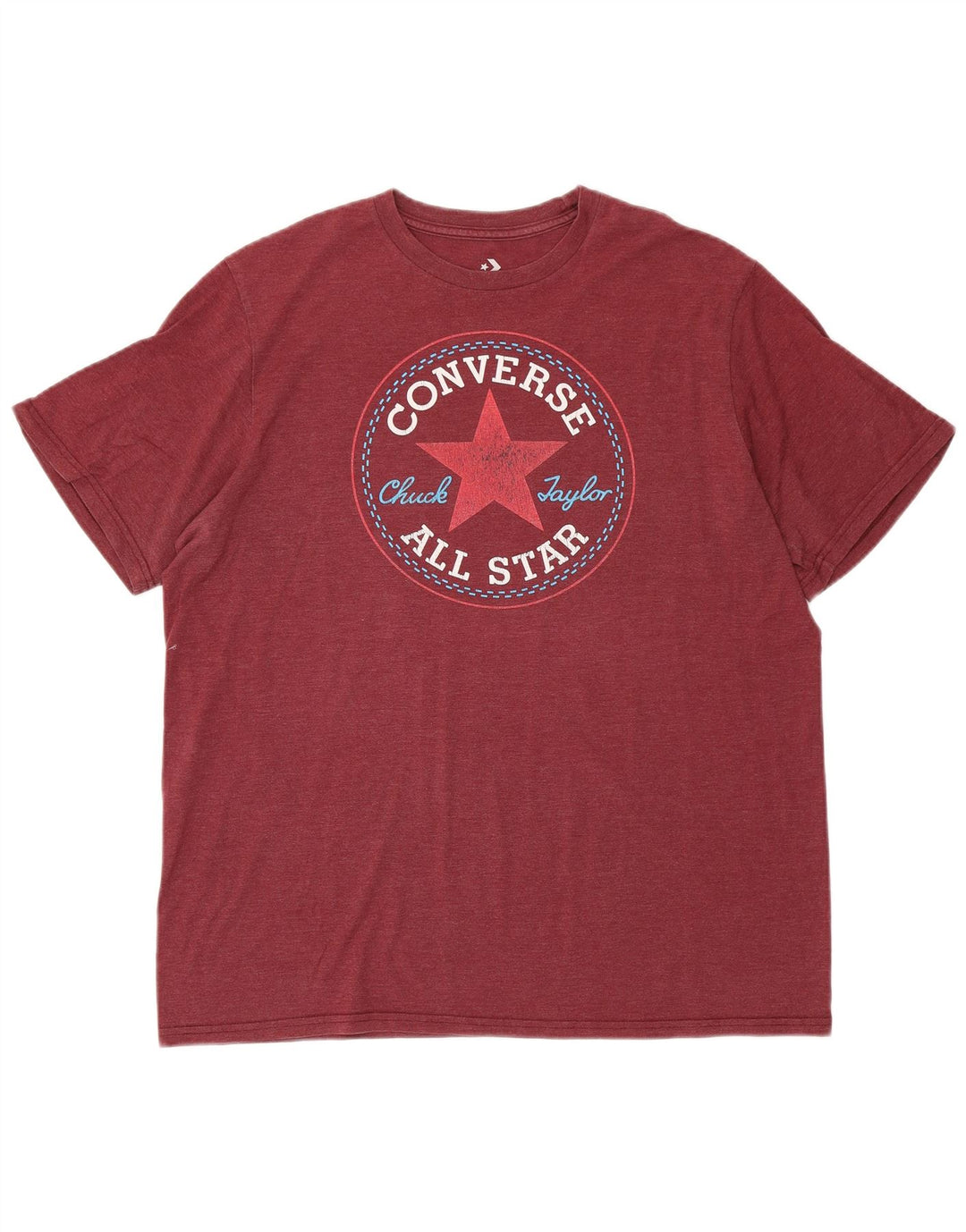 CONVERSE T-shirt grafica da uomo Chuck Taylor Top marrone medio