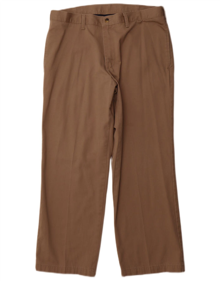 WRANGLER Pantaloni chino dritti da uomo Timber Creek W36 L29 cotone marrone