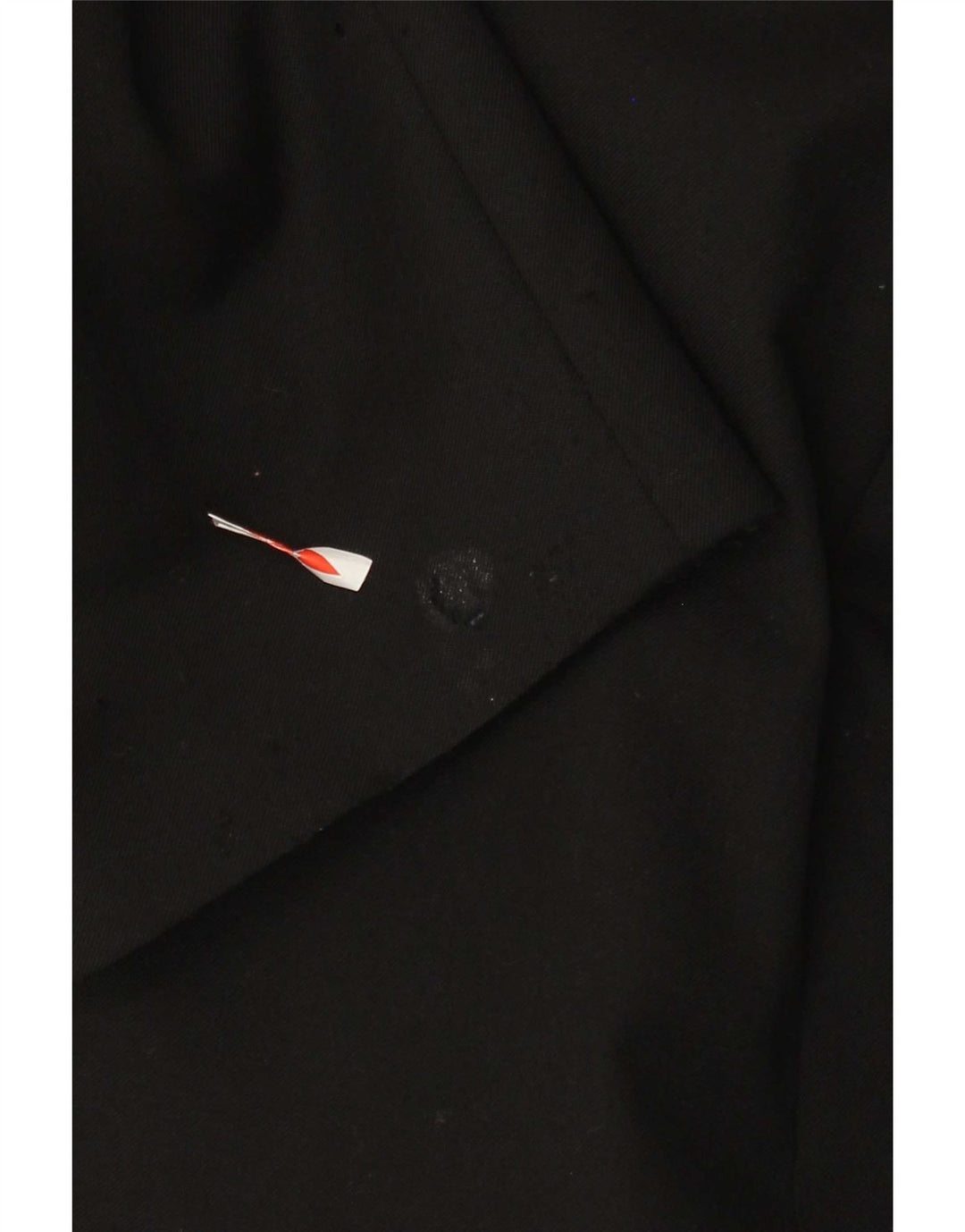 Giacca blazer doppiopetto da uomo Marks & Spencer UK 44 XL nera in lana vergine