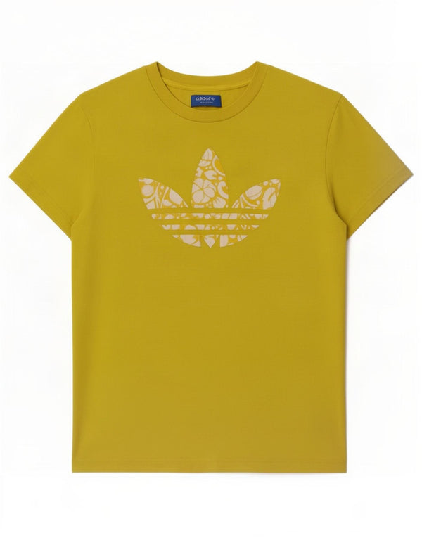 Maglietta grafica da uomo Adidas Top gialla media