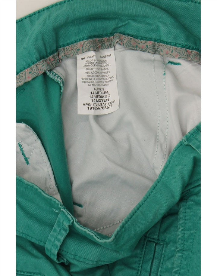 LEE Womens Chino Shorts US 14 XL W36 Turquoise Cotton Vintage Lee and Second-Hand Lee from Messina Hembry 